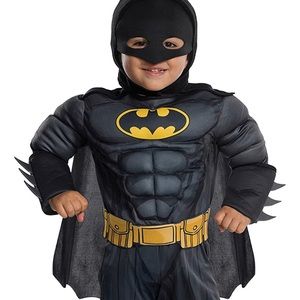 Rubie’s Deluxe Batman Costume Toddler XS.